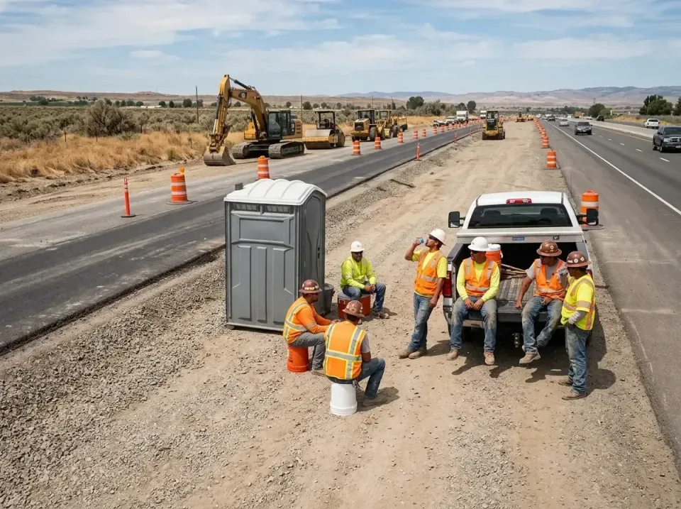 highway-road-construction-crew-007 — frequently asked questions, Porta Potty and Restroom Rentals in Pine Mountain Lake, CA